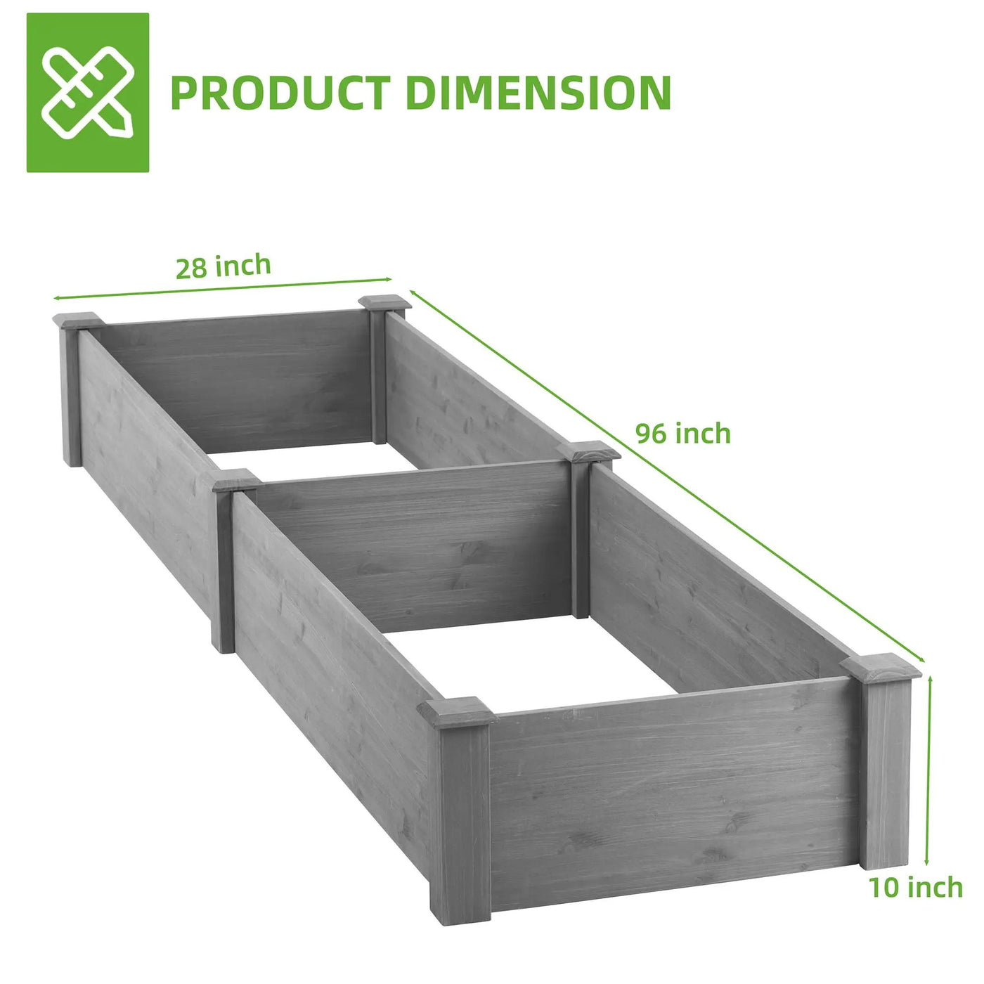 Outdoor Raised Garden Bed by HouseOfZazla