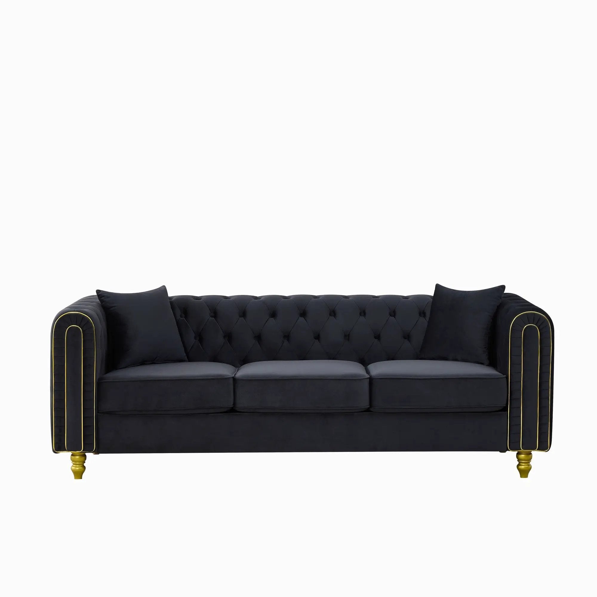 Modern Velvet Loveseat Sofa by HouseOfZazla