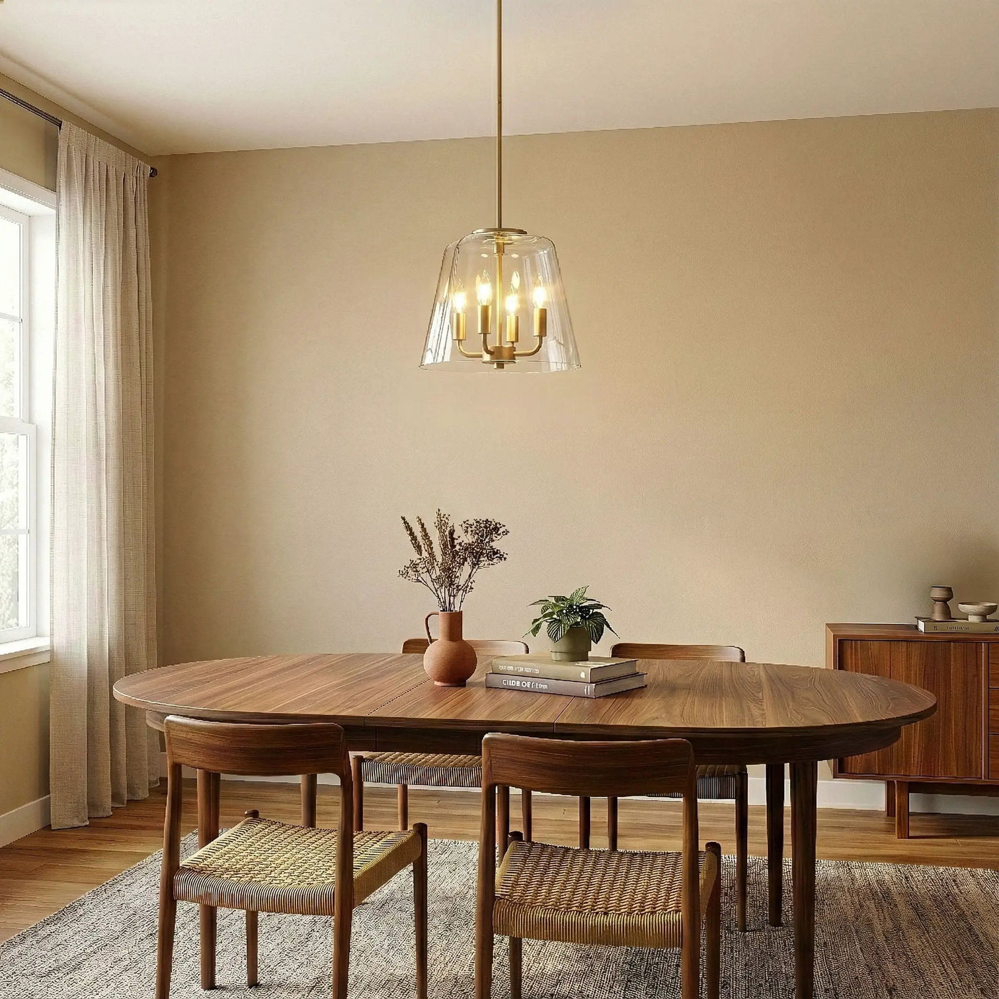 Soiree - 4 Candle Lights Pendant by HouseOfZazla