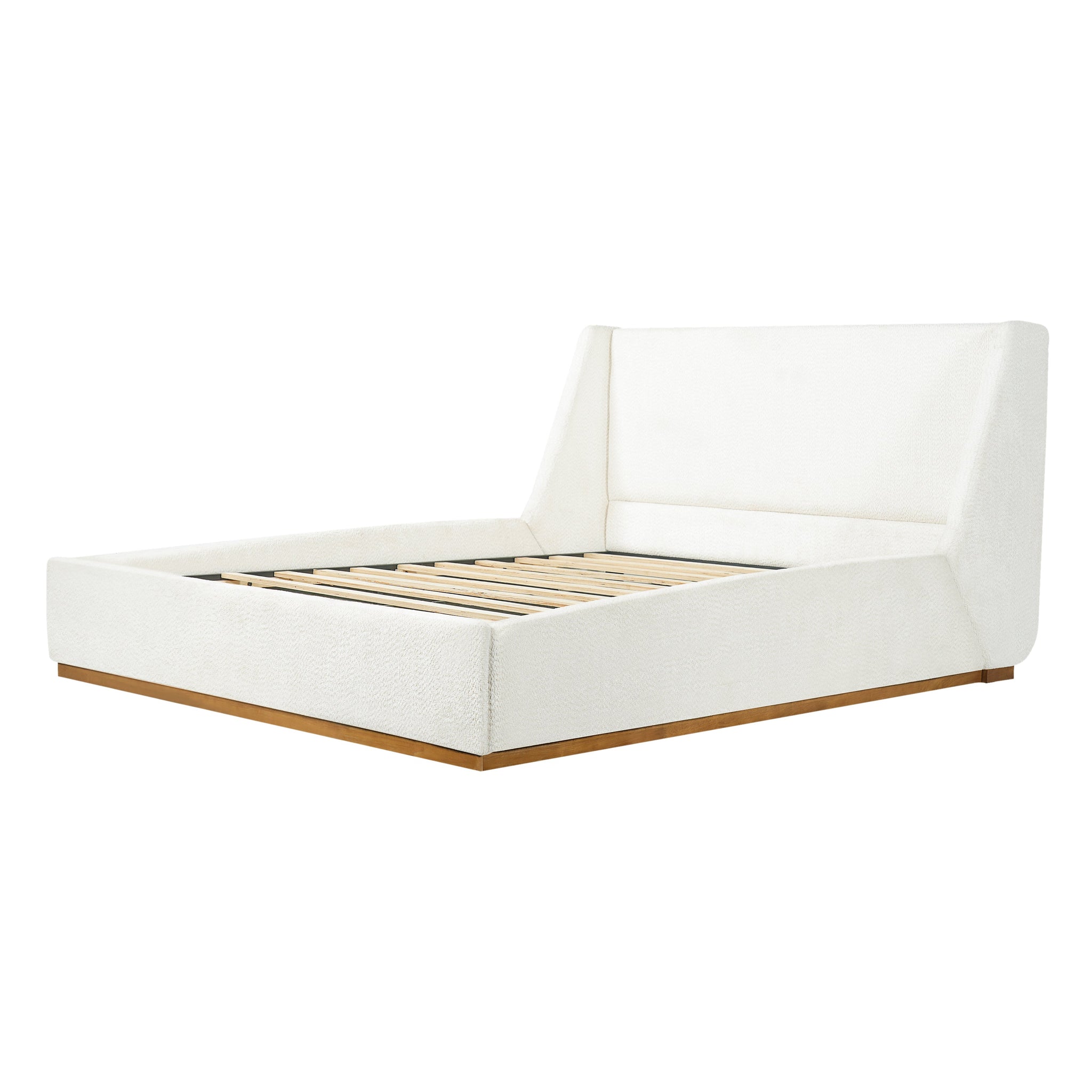 Luxury Upholstered Bed with Wings by HouseOfZazla