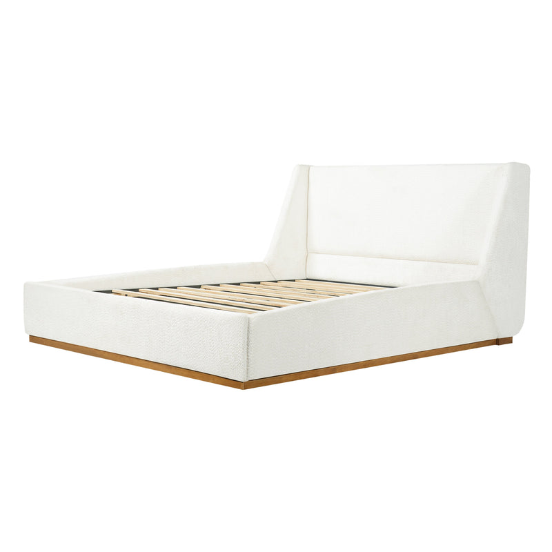 Luxury Upholstered Bed with Wings by HouseOfZazla