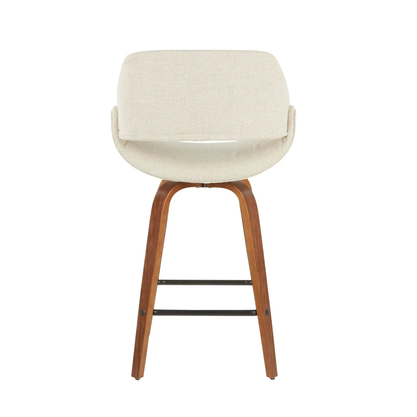 Fabrico - Mid-Century Modern, Counter Stool (Set of 2) by HouseOfZazla