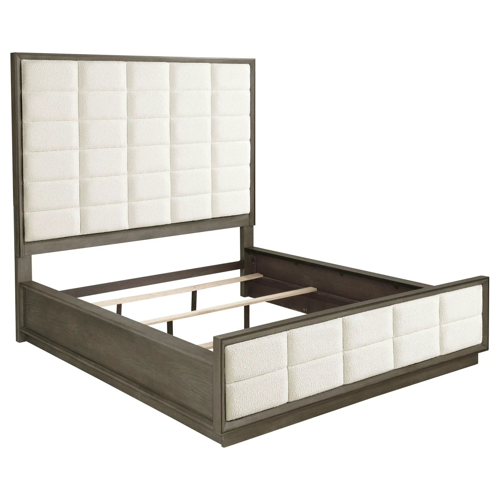 Durango 80-inch California King Panel Bed Taupe Oak by Unique Piece Furniture