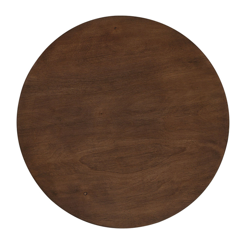 Loanna Wooden Color End Table with Sturdy Tabletop - Brown, photo 4 of 4