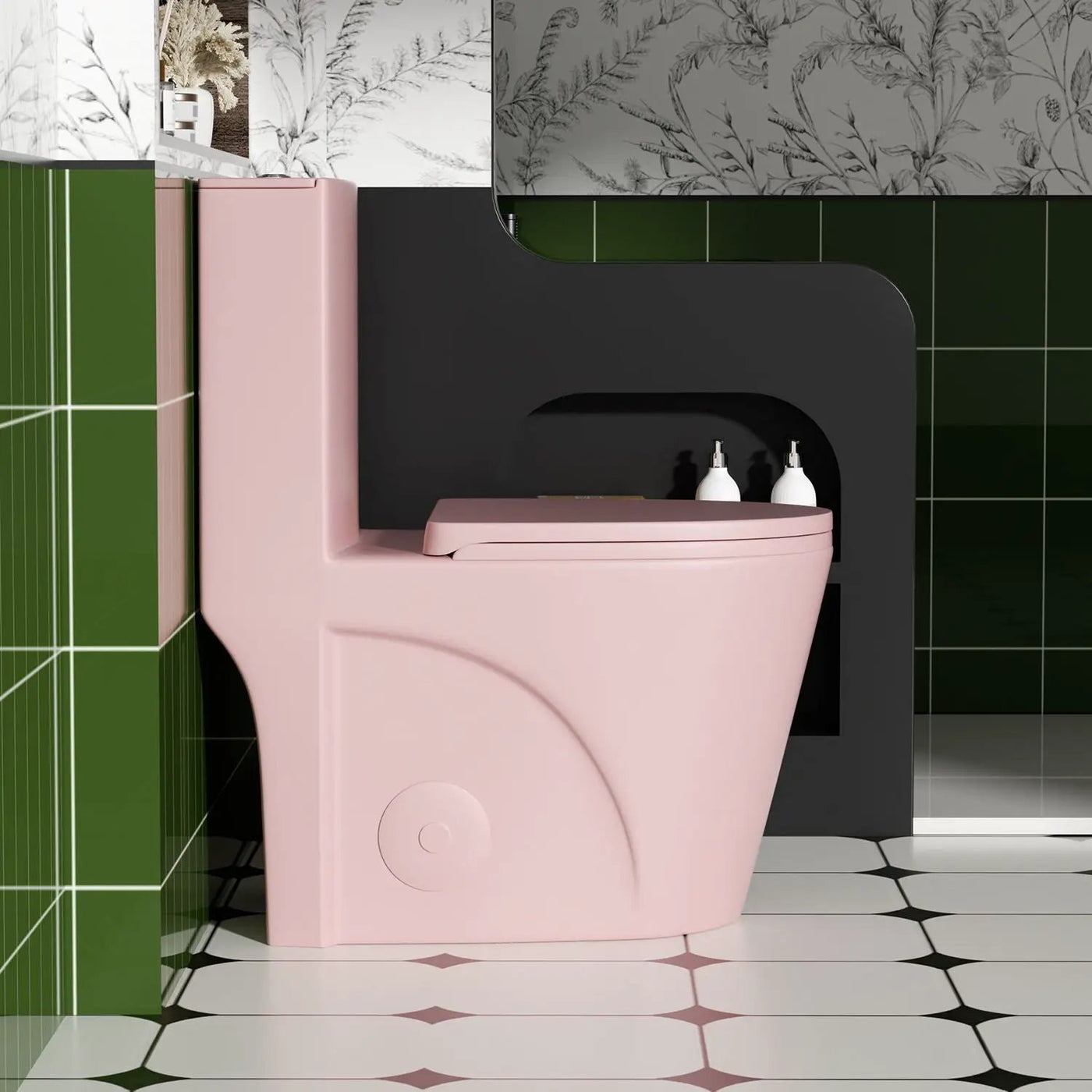 1 Piece Toilet With Tornado Flush, Dual Flush, And ADA Height Comfort Chair by HouseOfZazla