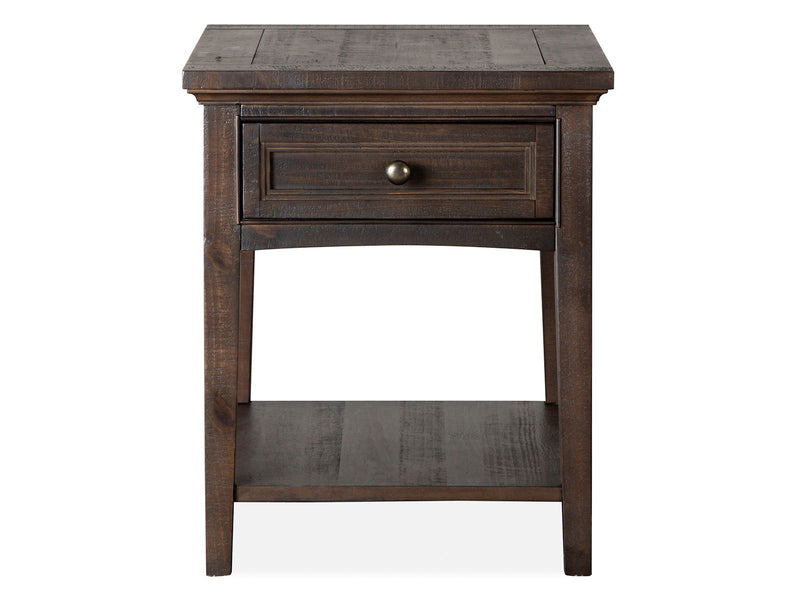 Westley Falls - Rectangular End Table - Graphite, photo 6 of 7