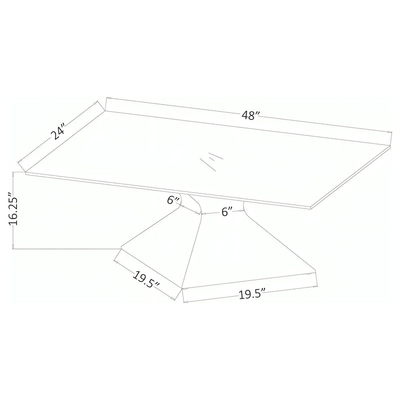 Jenny Glass Top Stainless Steel Coffee Table Chrome by Unique Piece Furniture