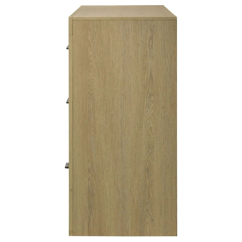 Hendricks 6-drawer Bedroom Dresser Storage Cabinet Light Oak by Unique Piece Furniture