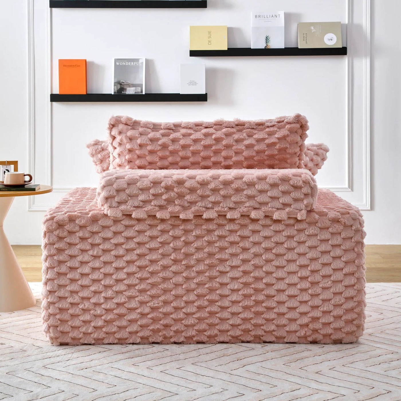Harbor - Luxury Sofa Turtle Fleece Fabric by HouseOfZazla
