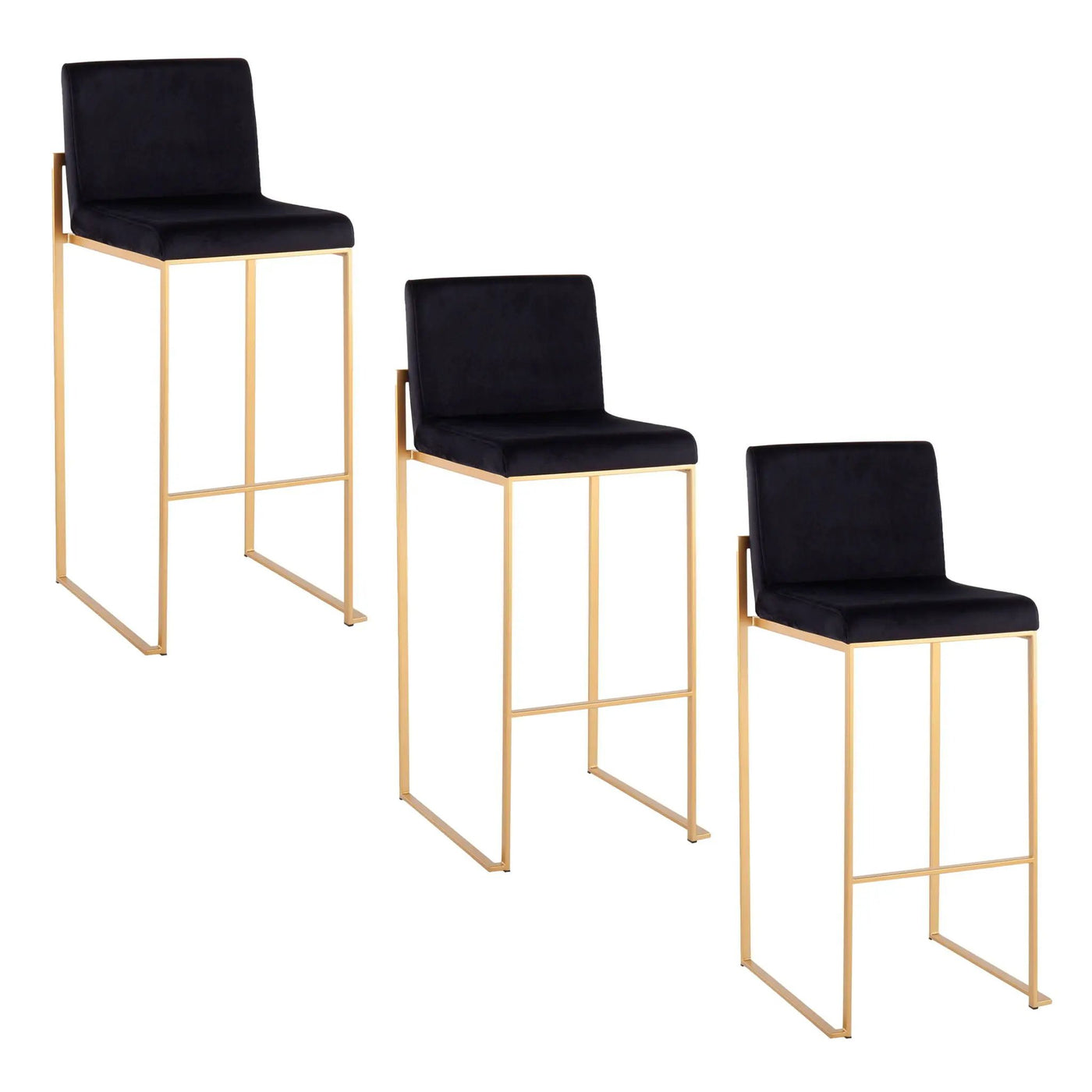 Fuji - Contemporary Design High Back Barstool by HouseOfZazla