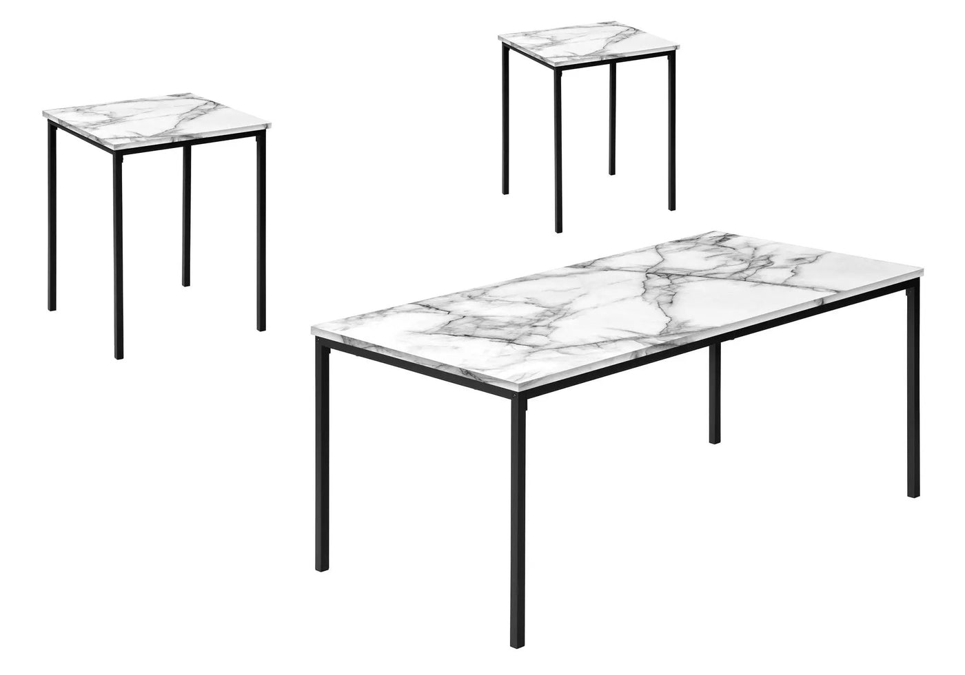 Table Set, Coffee, End, Contemporary, Modern (Set of 3) by HouseOfZazla