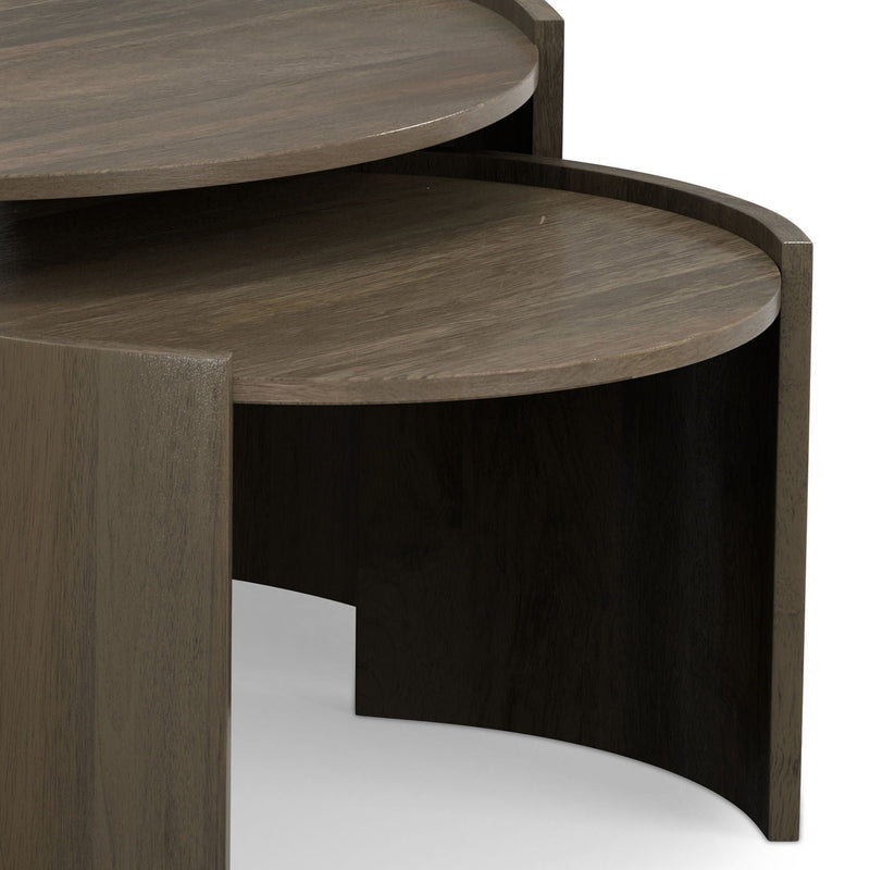 Robin - 2 Piece Nesting Table - Gray by HouseOfZazla