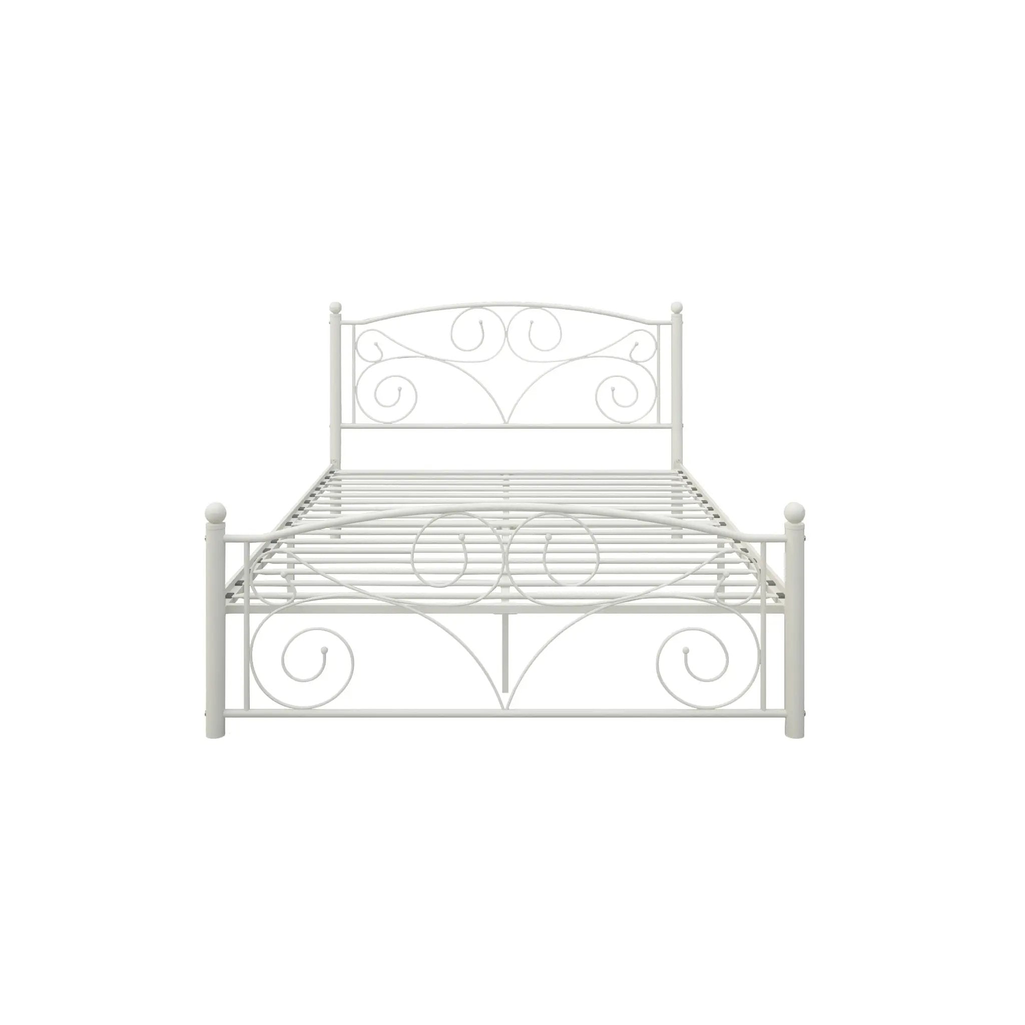Full With Metal Frame Bed - White by Unique Piece Furniture