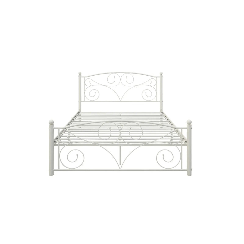 Full With Metal Frame Bed - White by Unique Piece Furniture
