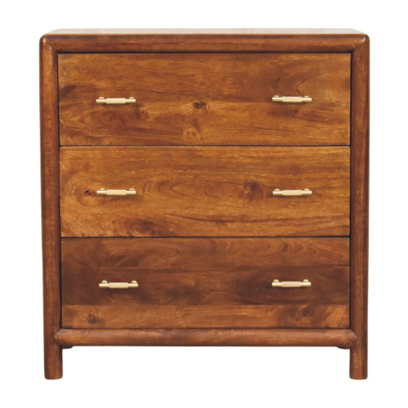 Regency - 3 Drawer Chest - Brown by HouseOfZazla