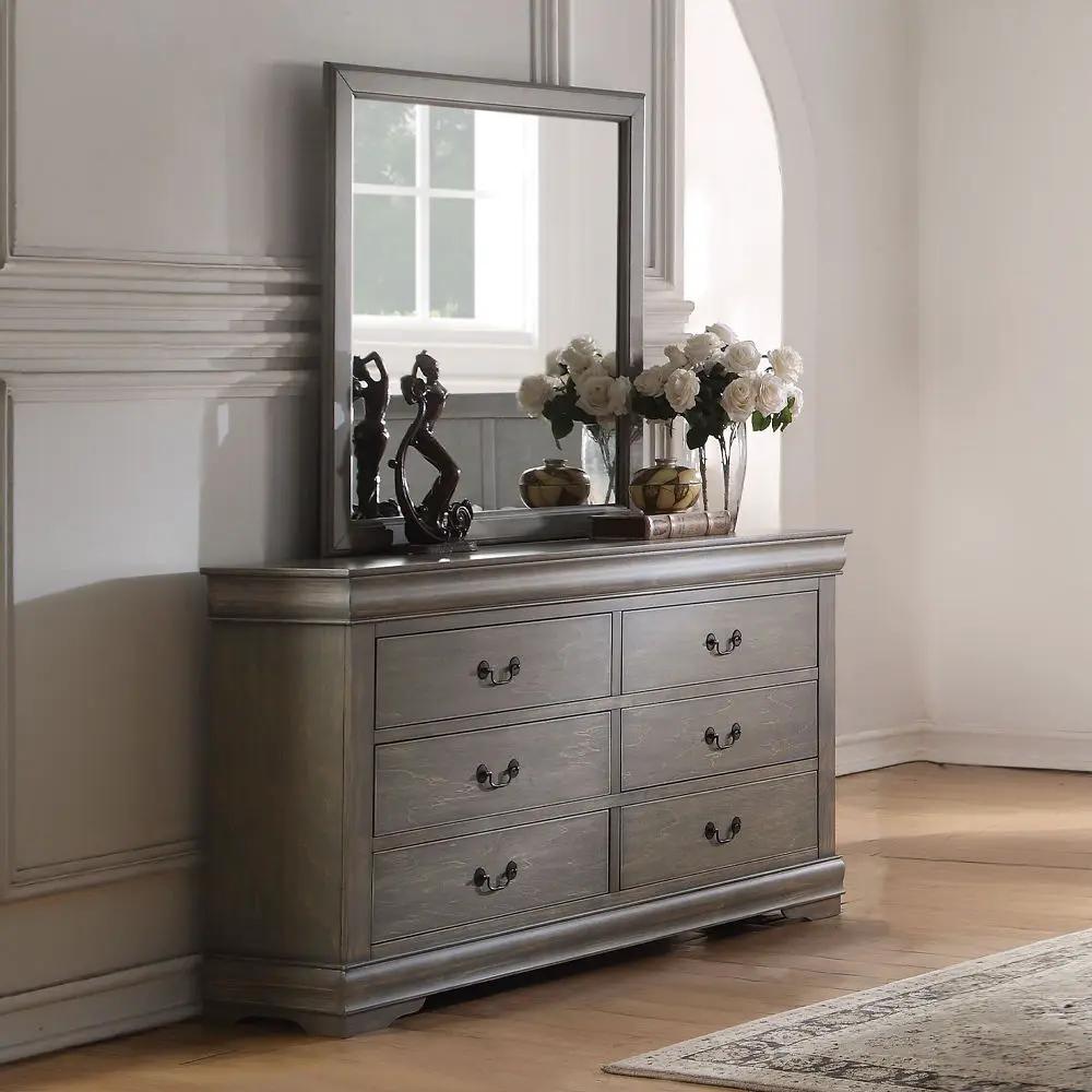 Louis Philippe - Accent Mirror by Unique Piece Furniture