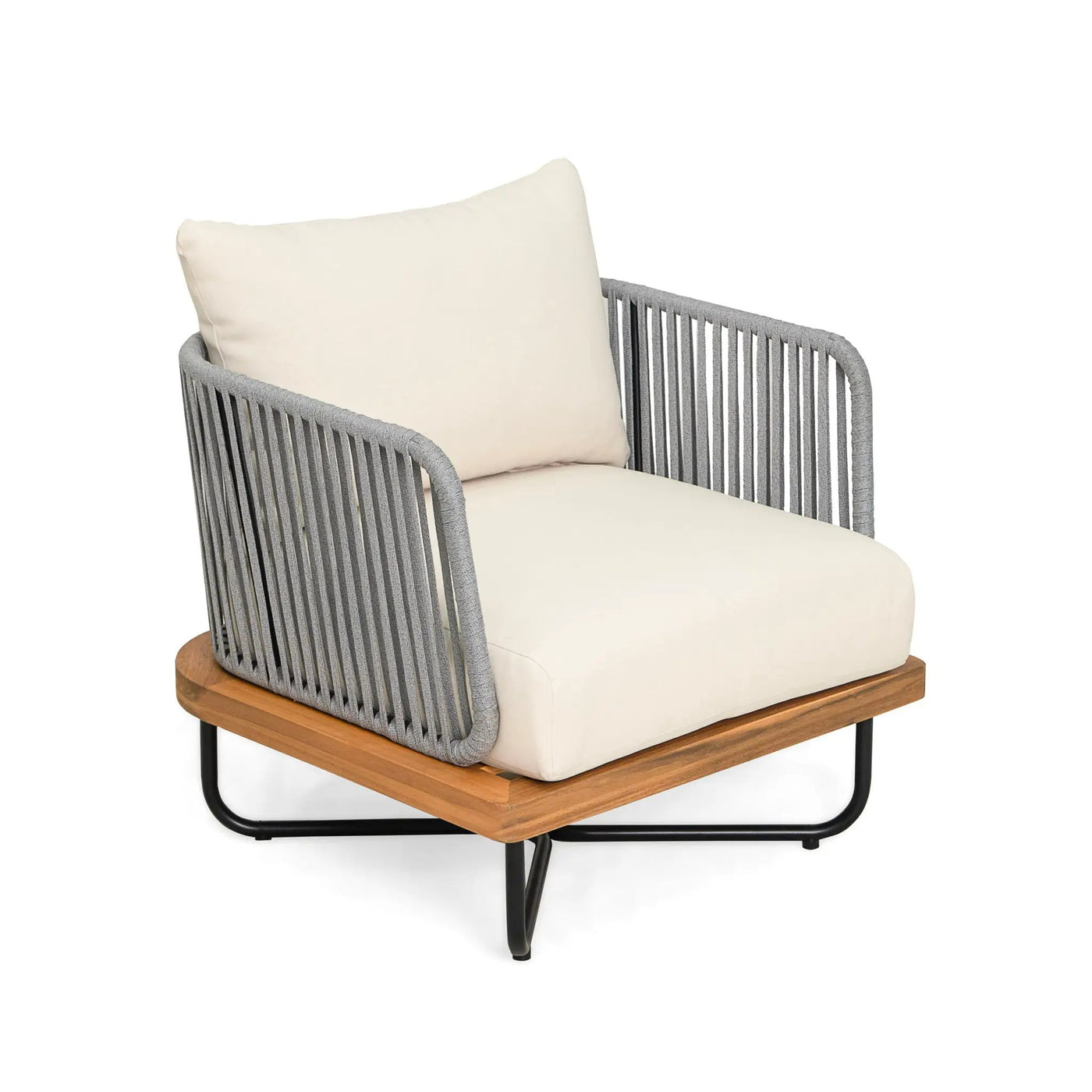 Lucca Outdoor Acacia Wood Chair by HouseOfZazla
