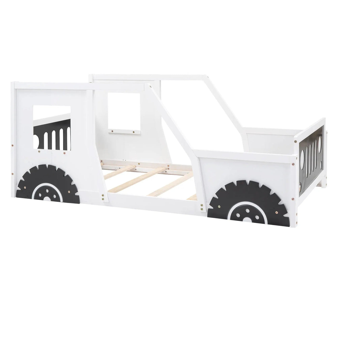Classic Car Shaped Platform Bed With Wheels by HouseOfZazla