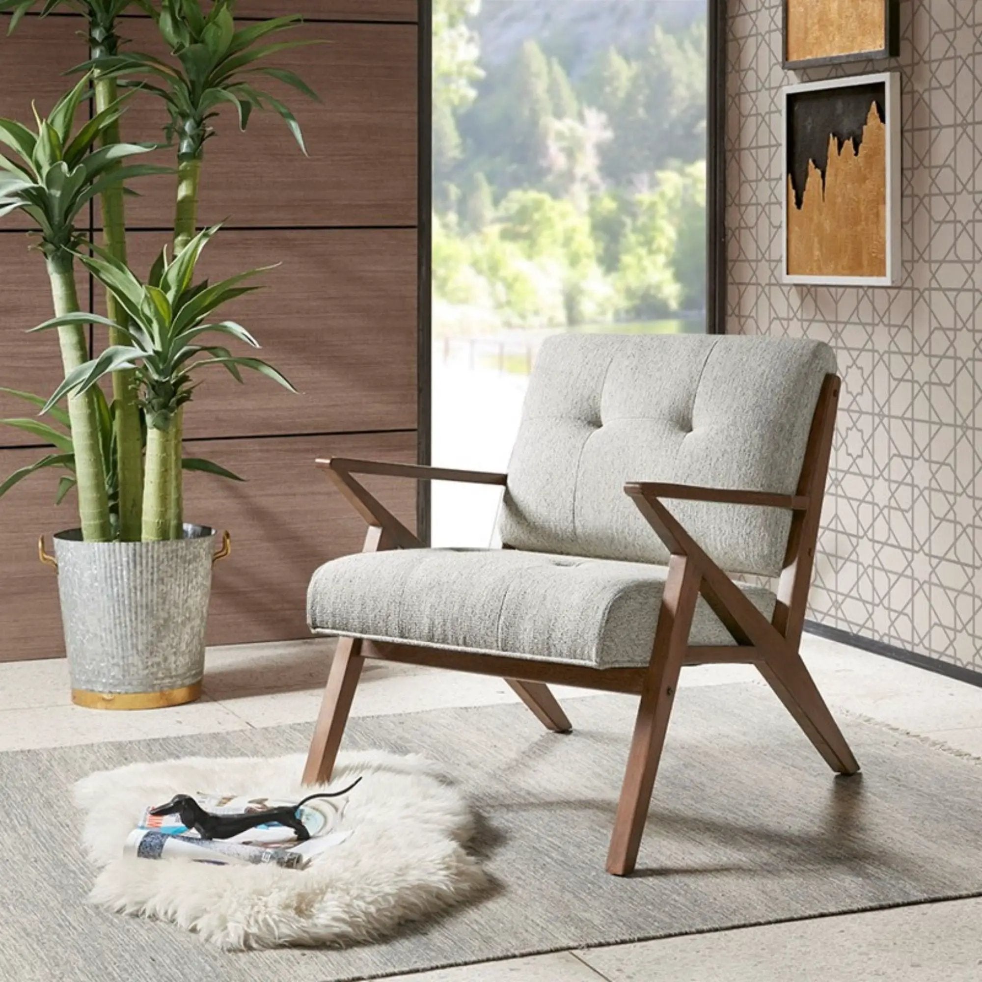 Rocket - Lounge Chair - Light Gray by HouseOfZazla