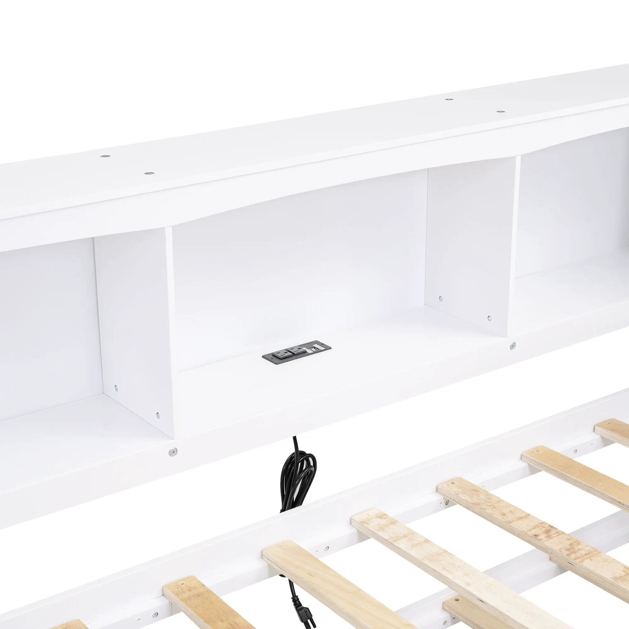 Daybed With Trundle, Storage Cabinets, USB Ports by Unique Piece Furniture