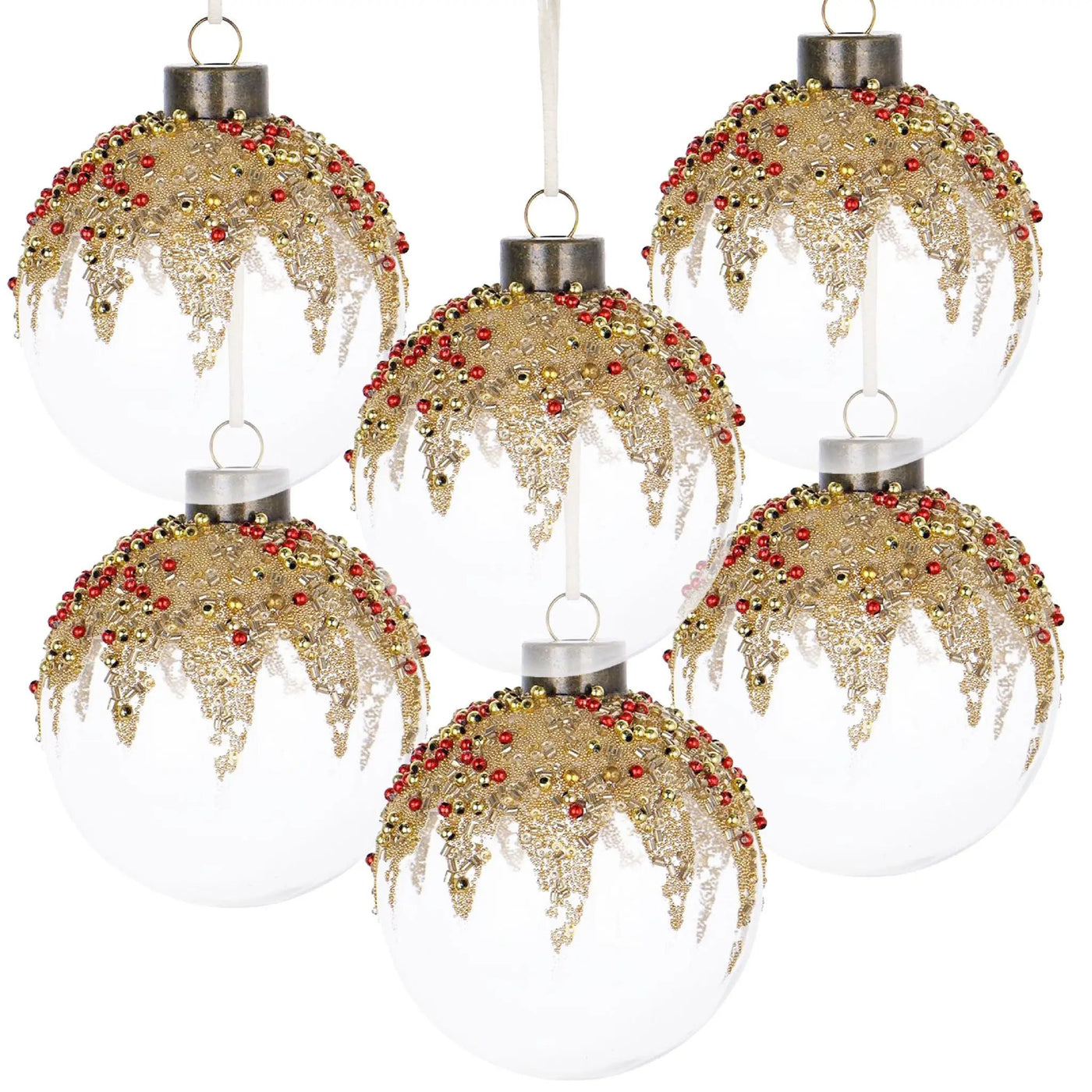 Christmas Ball Ornaments, Decorative Hanging Ball Christmas Tree Ornaments For Holiday Party Decorations by HouseOfZazla