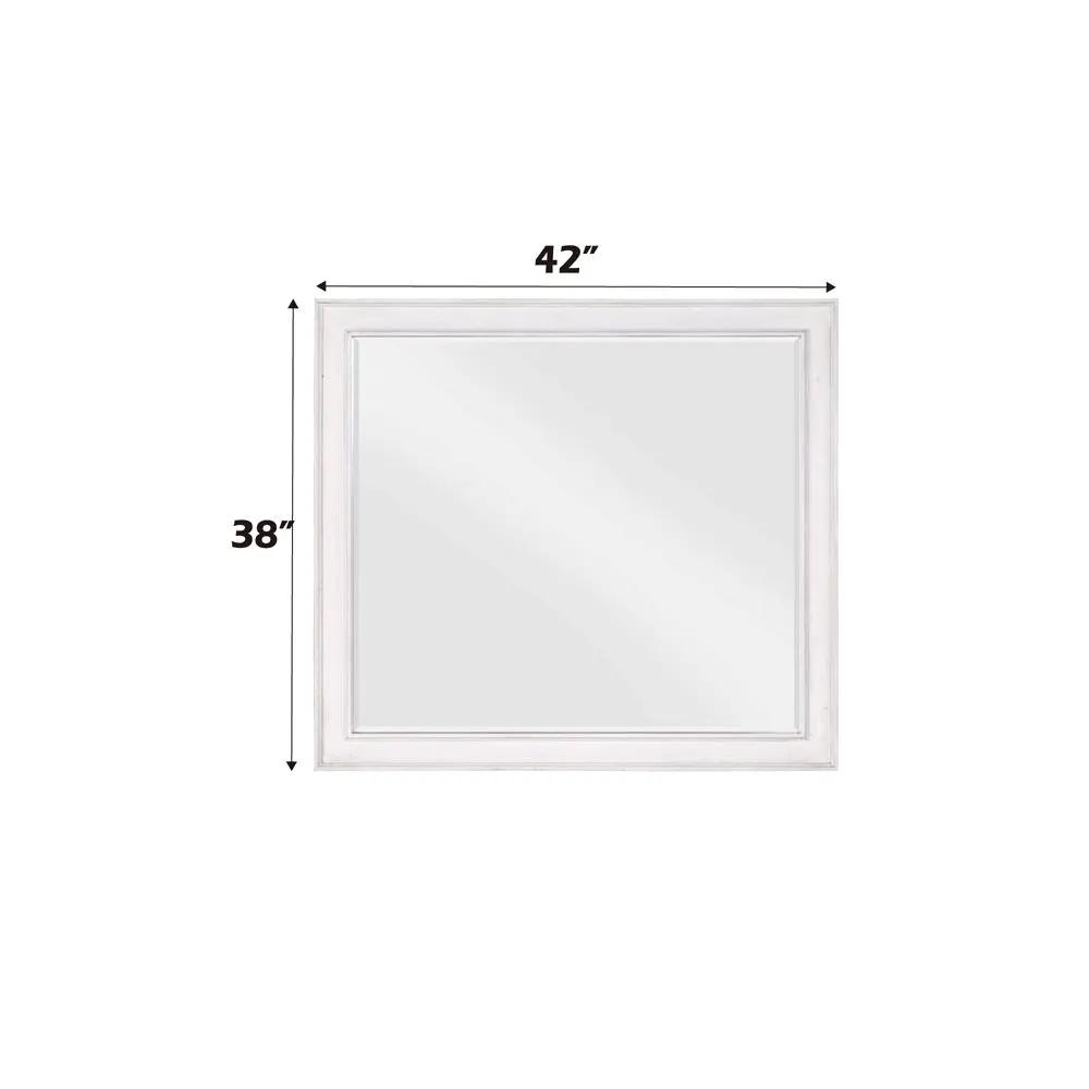 Katia - Mirror - Rustic Gray & Weathered White by Unique Piece Furniture