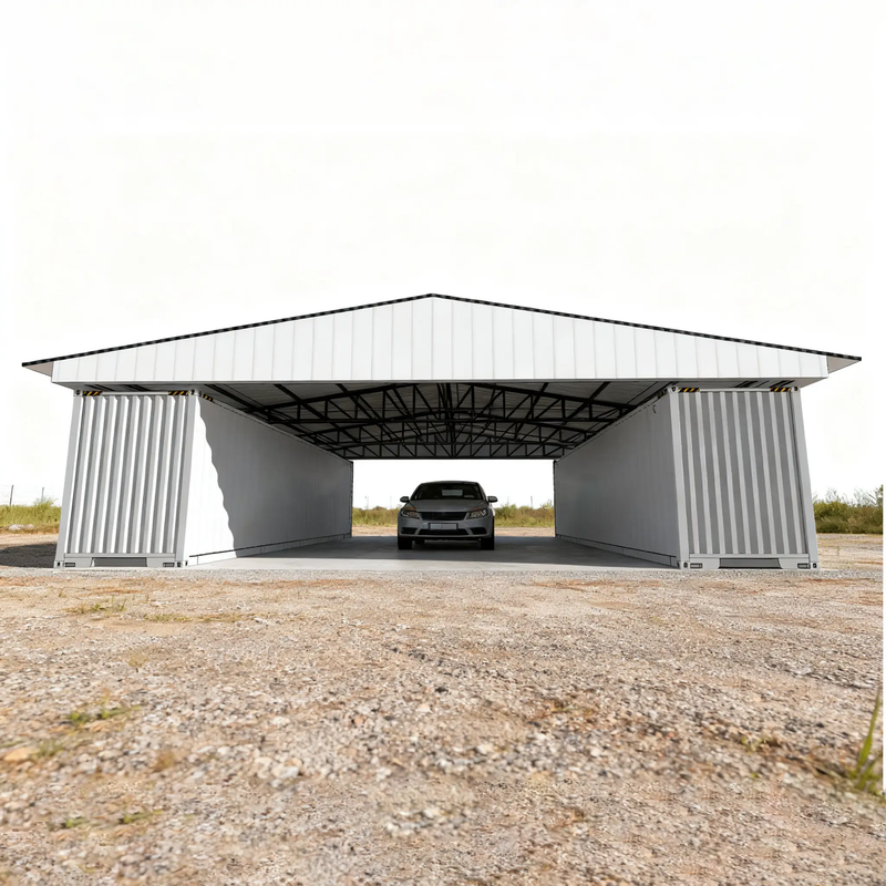 40FT x 36FT Container Roof Kit – Heavy-Duty Steel Shelter by HouseOfZazla
