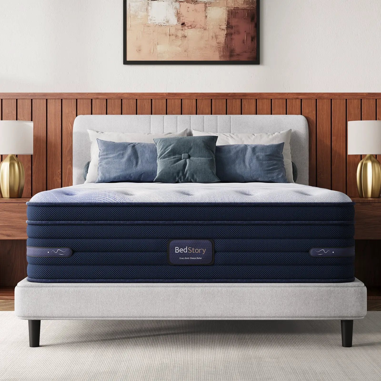 Bedstory Spine Align Pro 14" Twin Firm Pressure Relieving Cooling Hybrid Mattress by HouseOfZazla