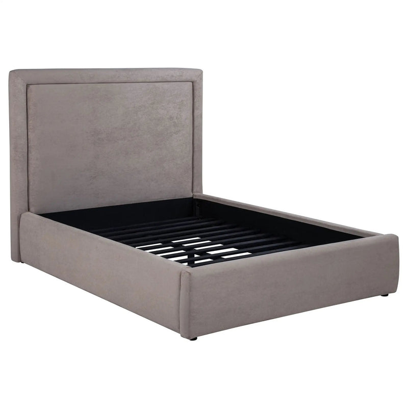 Lawson 54-inch Upholstered Full Panel Platform Bed Mushroom by Unique Piece Furniture