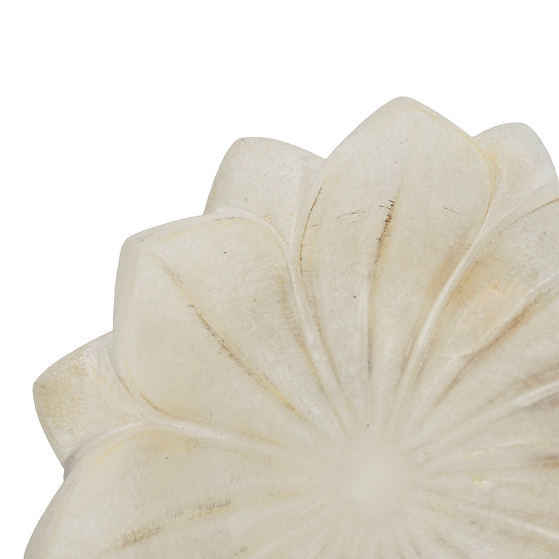 Flower Decorative Bowl - Hand-finished Lotus Bloom, photo 4 of 6