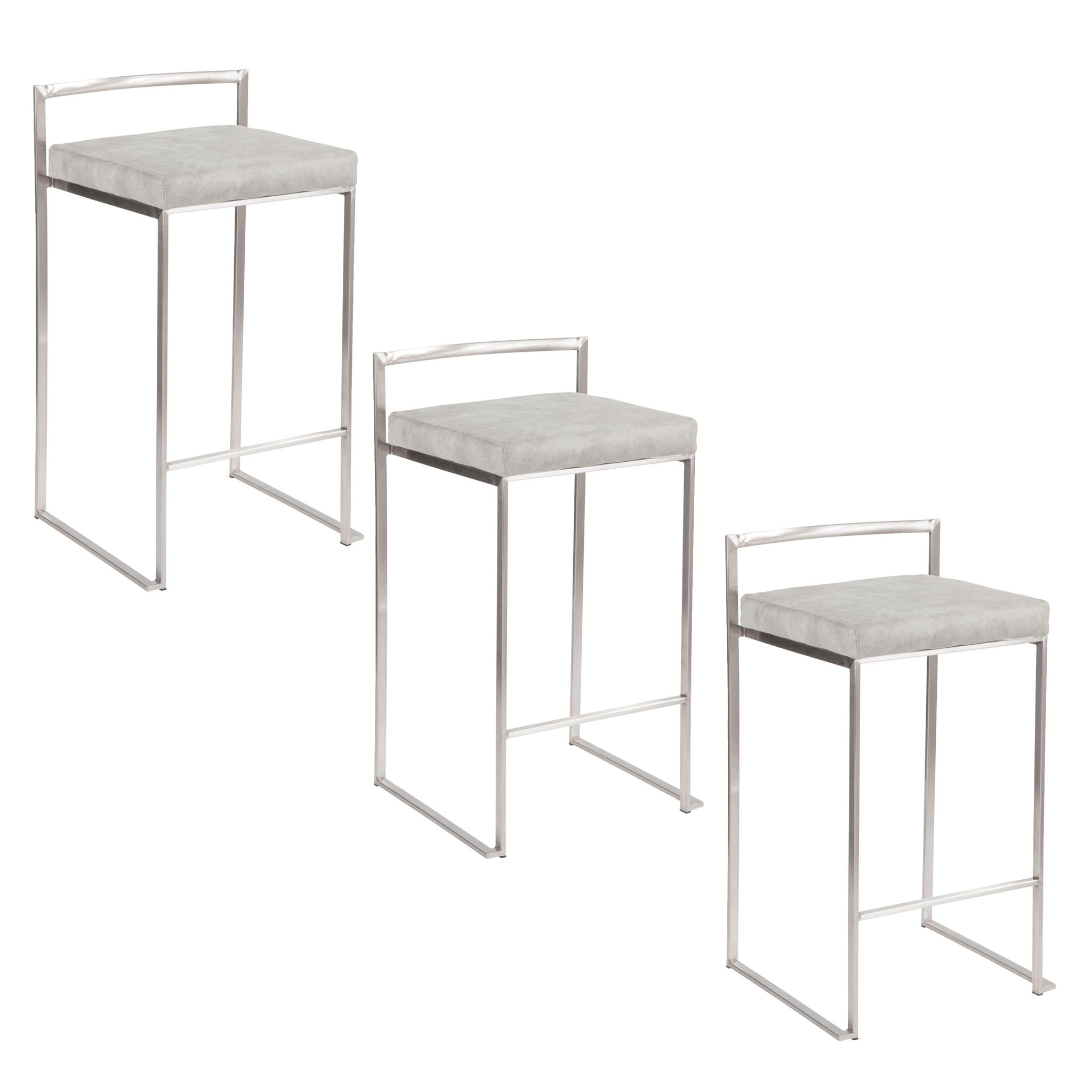 Fuji - Elegant Design Contemporary Stackable Counter Stool by HouseOfZazla