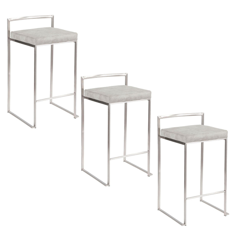 Fuji - Elegant Design Contemporary Stackable Counter Stool by HouseOfZazla
