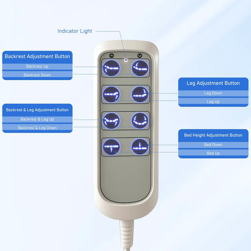 Electric Hospital Bed for Home Care by HouseOfZazla