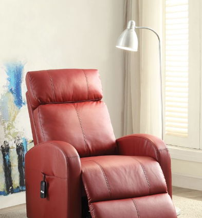Ricardo Power Motion Recliner with Lift - Faux Leather Reclining Chair, photo 7 of 8