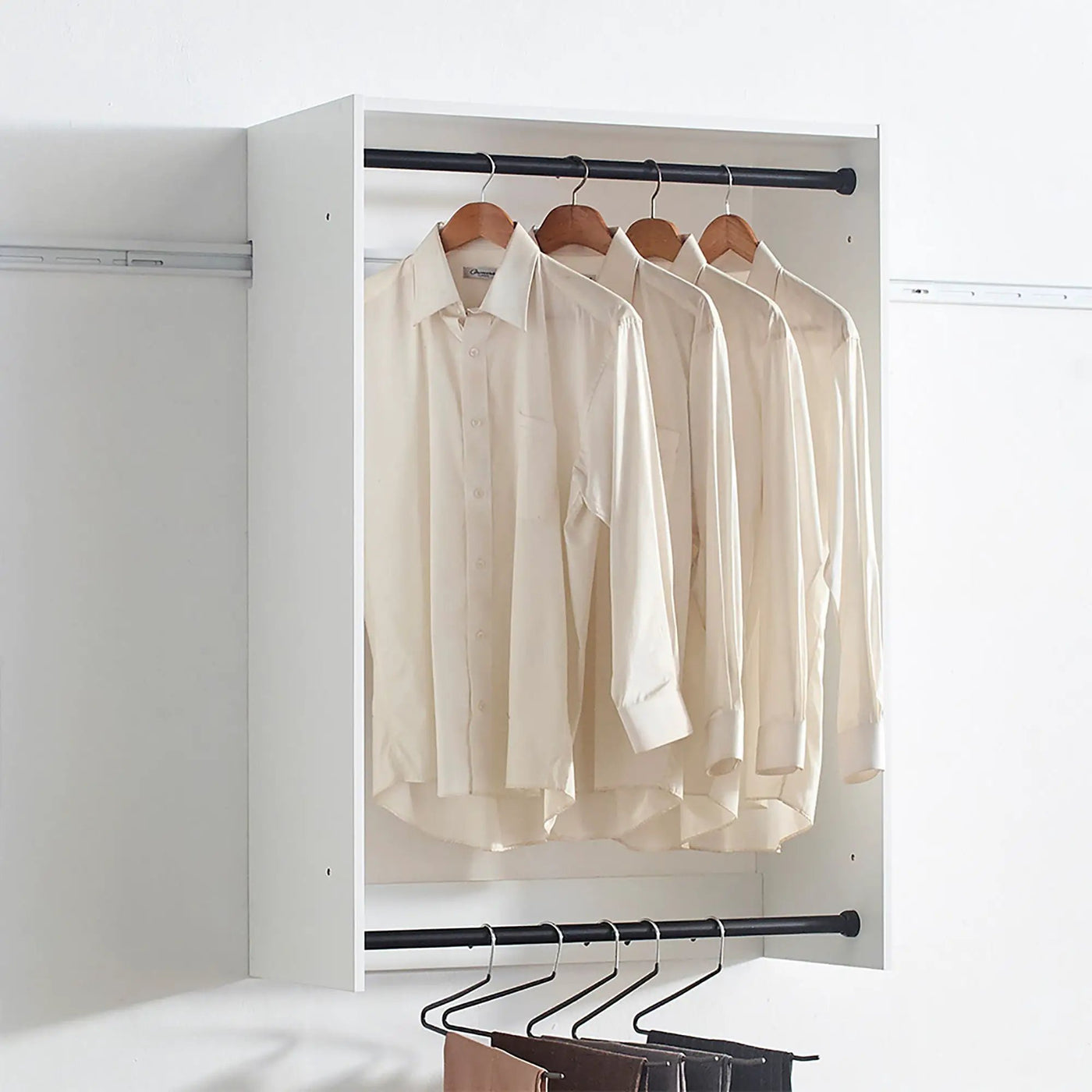 Devi - Wall Mounted Closet System, Modular Units by HouseOfZazla
