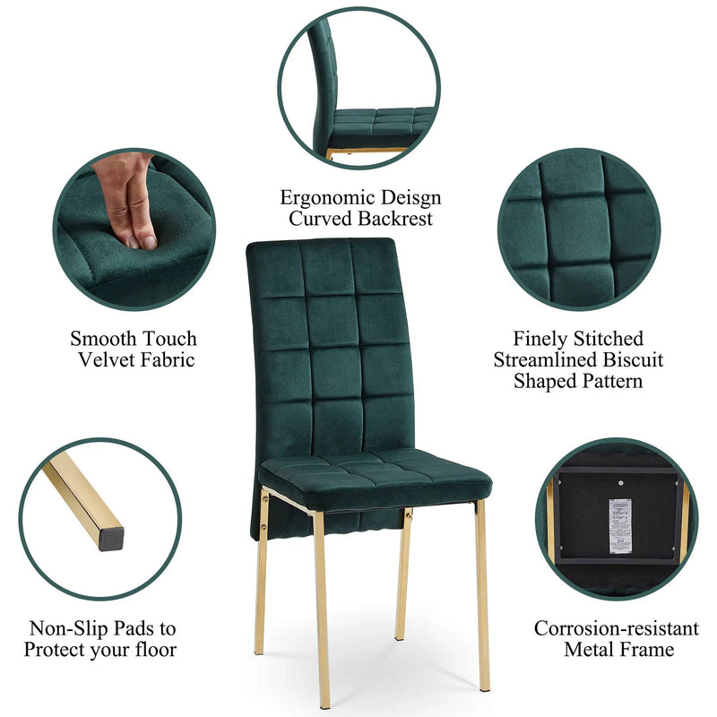 High Back Nordic Dining Chair Modern Chair With Color Legs by Unique Piece Furniture
