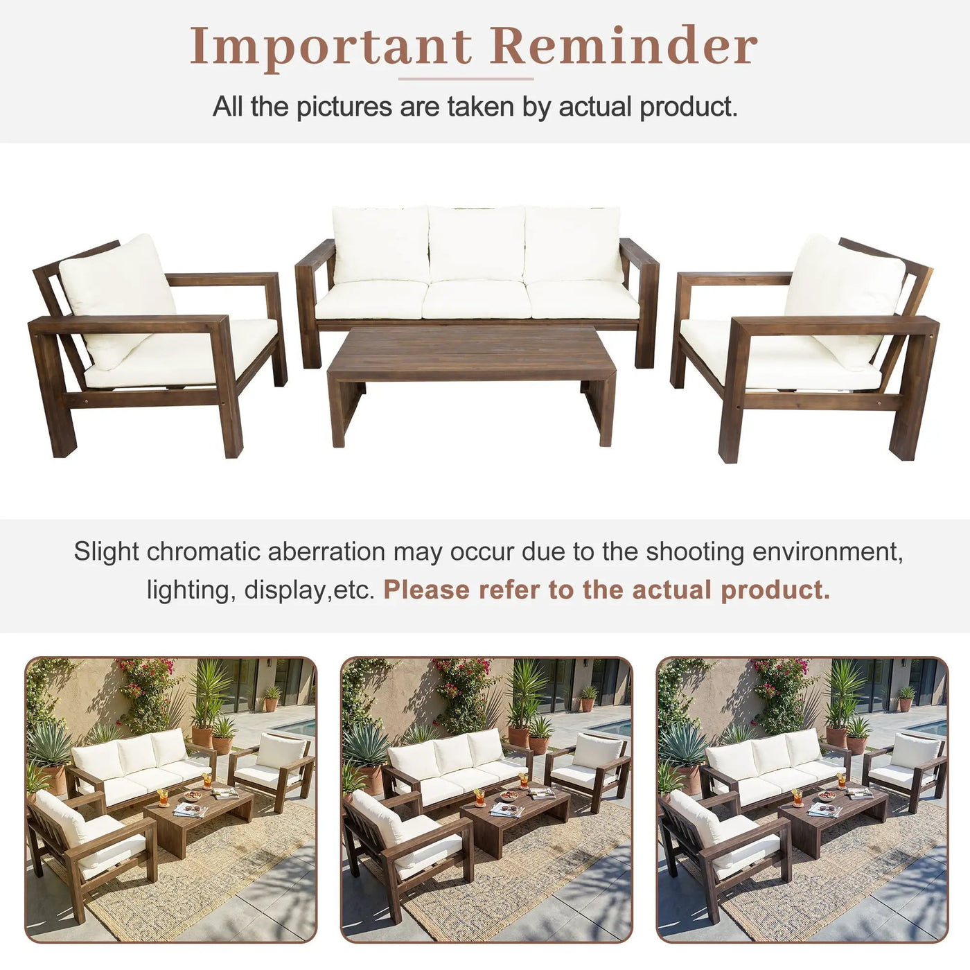 4 Piece Patio Sofa Set by HouseOfZazla
