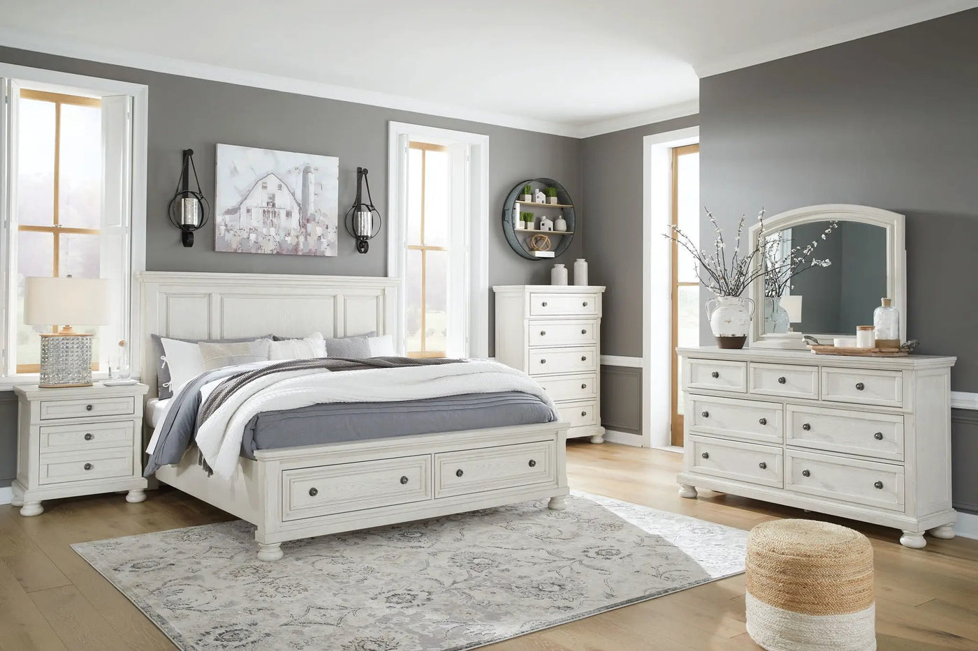 Robbinsdale - Panel Storage Bedroom Set by Unique Piece Furniture
