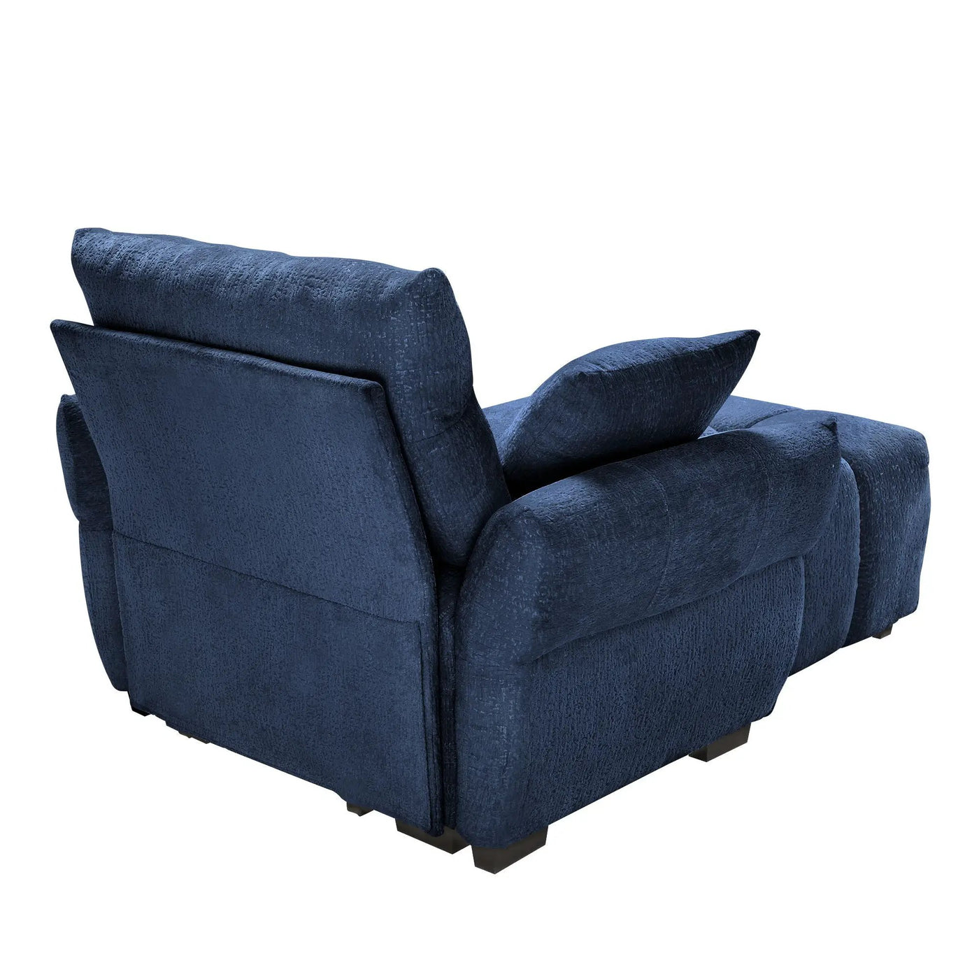 Ergonomic Single Seater Sofa With Ottoman, High Resilience Support Cushions by Unique Piece Furniture