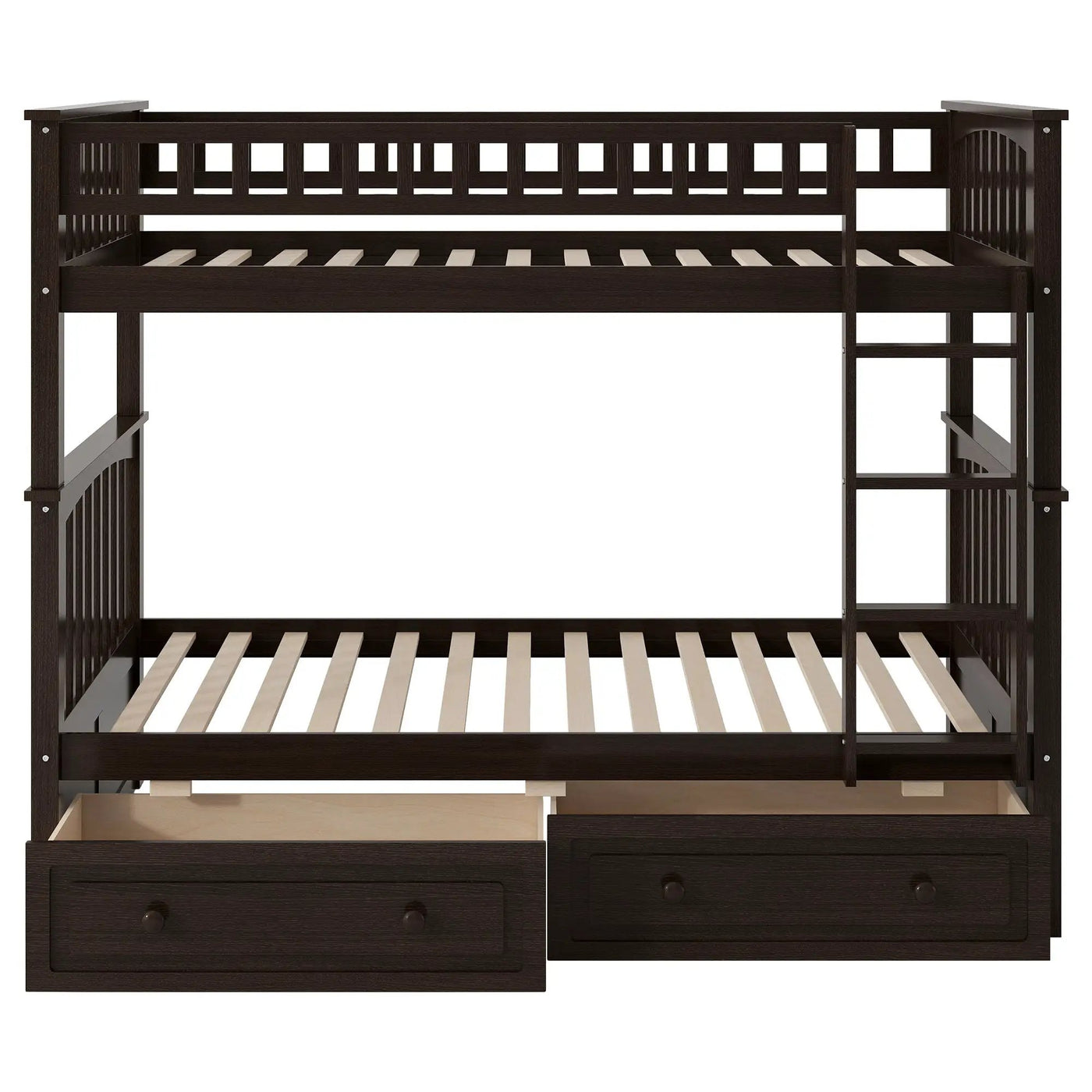 Bunk Bed With Drawers, Convertible Design by HouseOfZazla