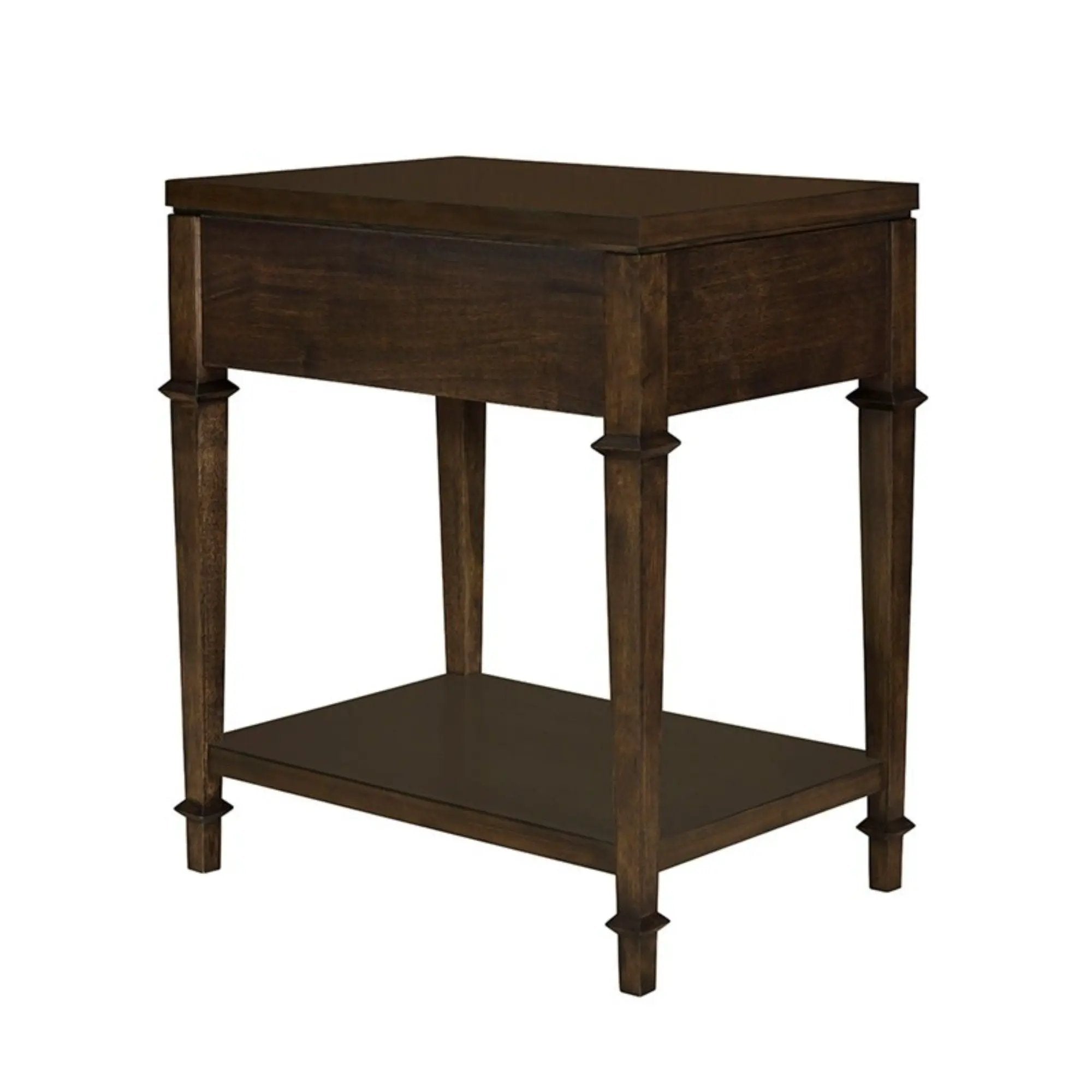 Kenna - Nightstand With Storage - Dark Coffee by Unique Piece Furniture