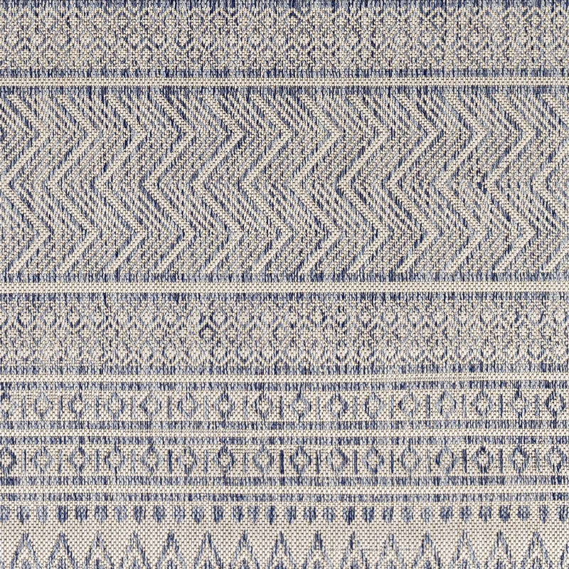 Madras Navy All Over Performance Outdoor Rug by Boutique Rugs