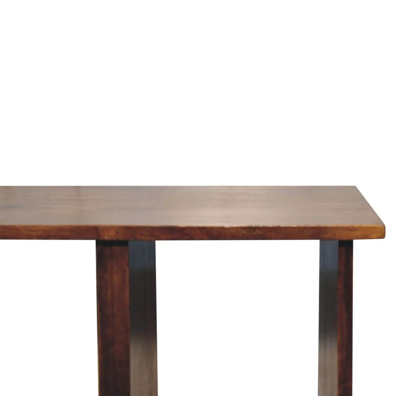 Triple Open Style Coffee Table - Beige / Brown by Unique Piece Furniture