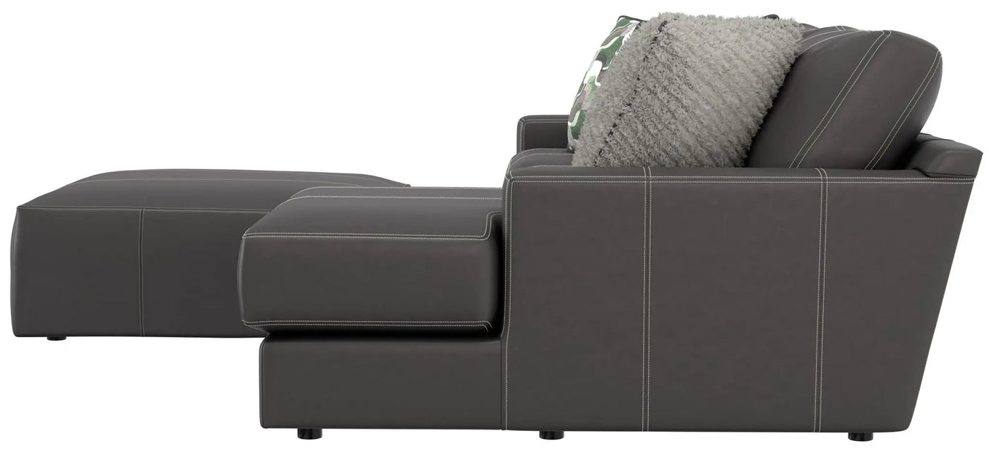 Minori - Italian Leather Sofa / Chaise And Cocktail Ottoman by Unique Piece Furniture