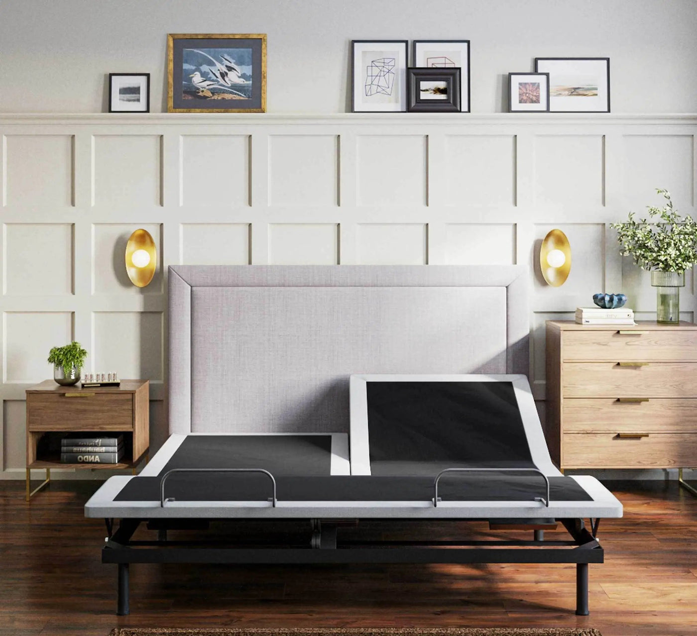 Btx4 - Flex Head Adjustable Bed Base With Head And Foot Position Adjustment by HouseOfZazla