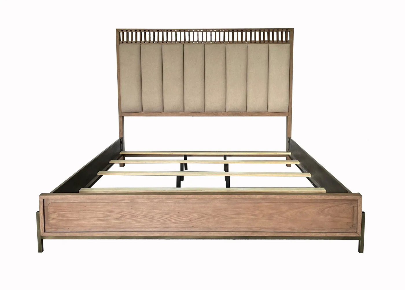 Elegant Design Upholstered And Strap Panel Bed by Unique Piece Furniture