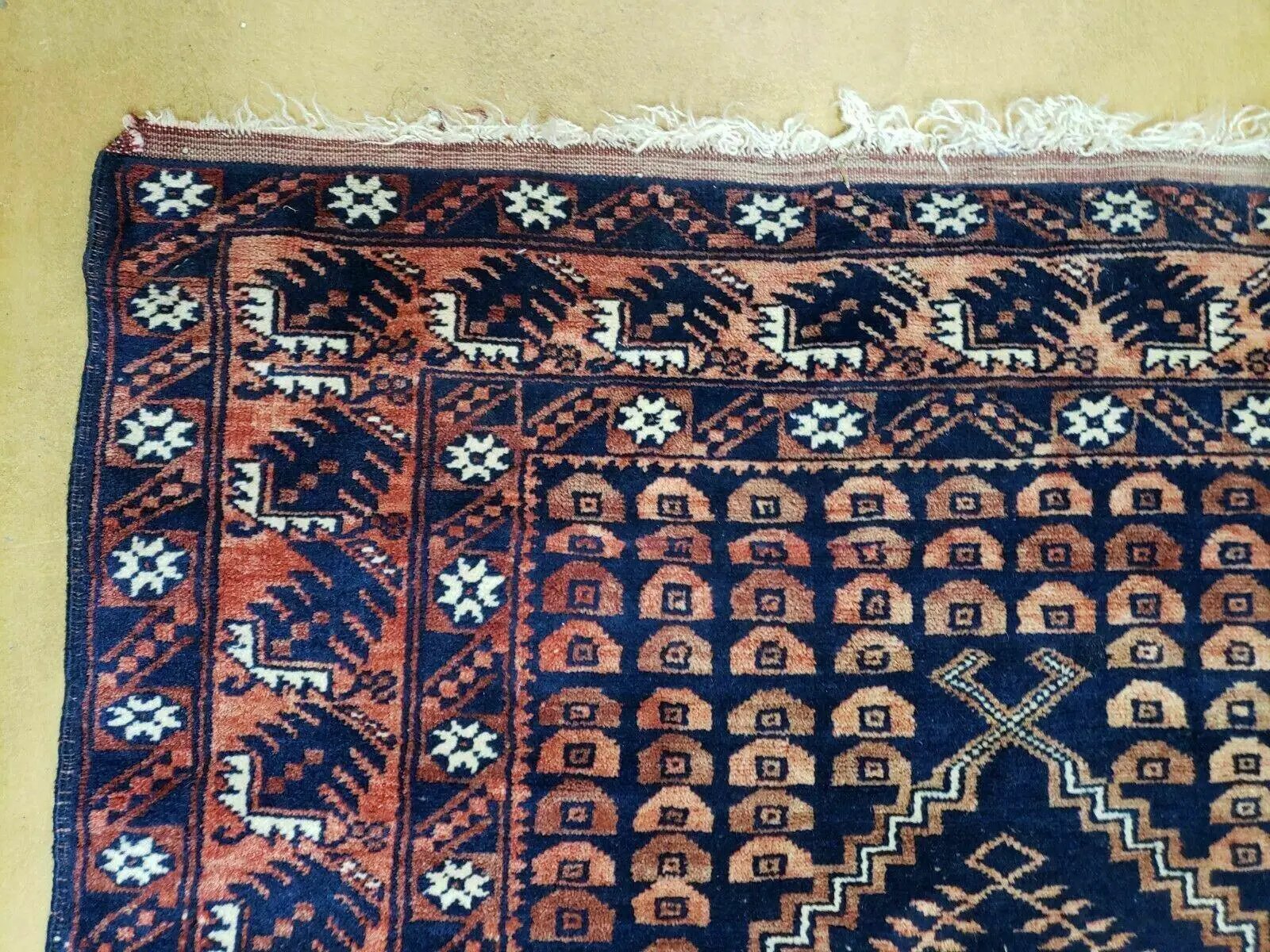 3' 4" X 5' 6" Vintage Handmade Pakistan Balouchi Balouch Tribal Wool Rug Nice by Jewel Rugs