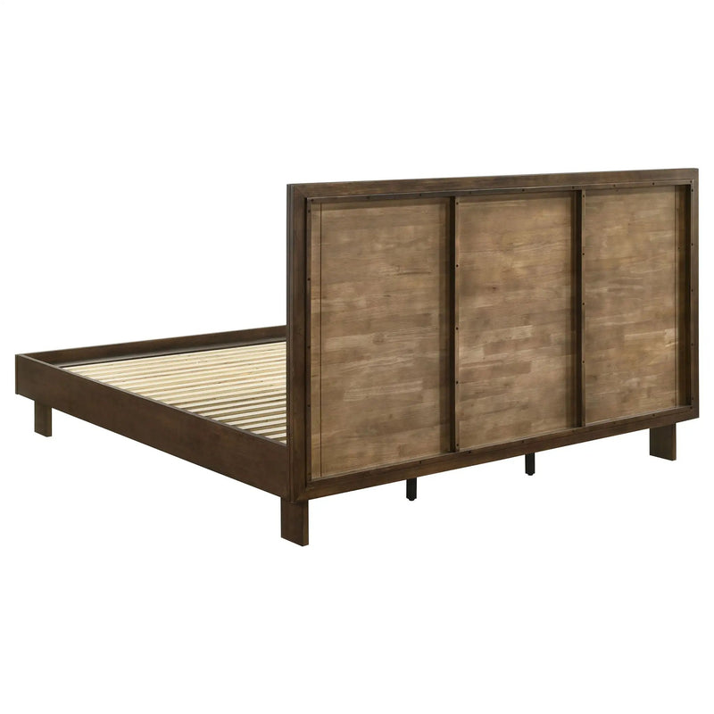 Glenwood 48-inch Eastern King Platform Panel Bed Warm Brown by Unique Piece Furniture
