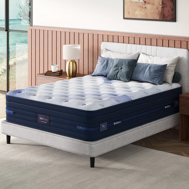 Bedstory Spine Align Pro 13" Twin Firm Cooling Hybrid Mattress by HouseOfZazla