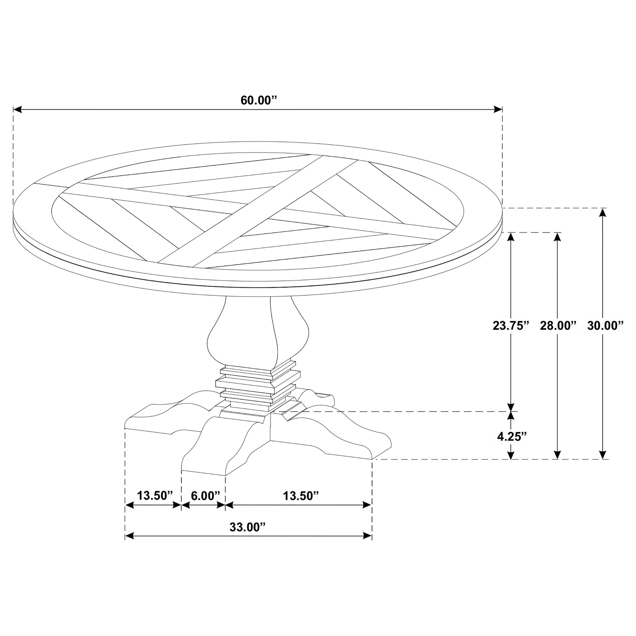 Rhea - Round Dining Table - Rustic by HouseOfZazla